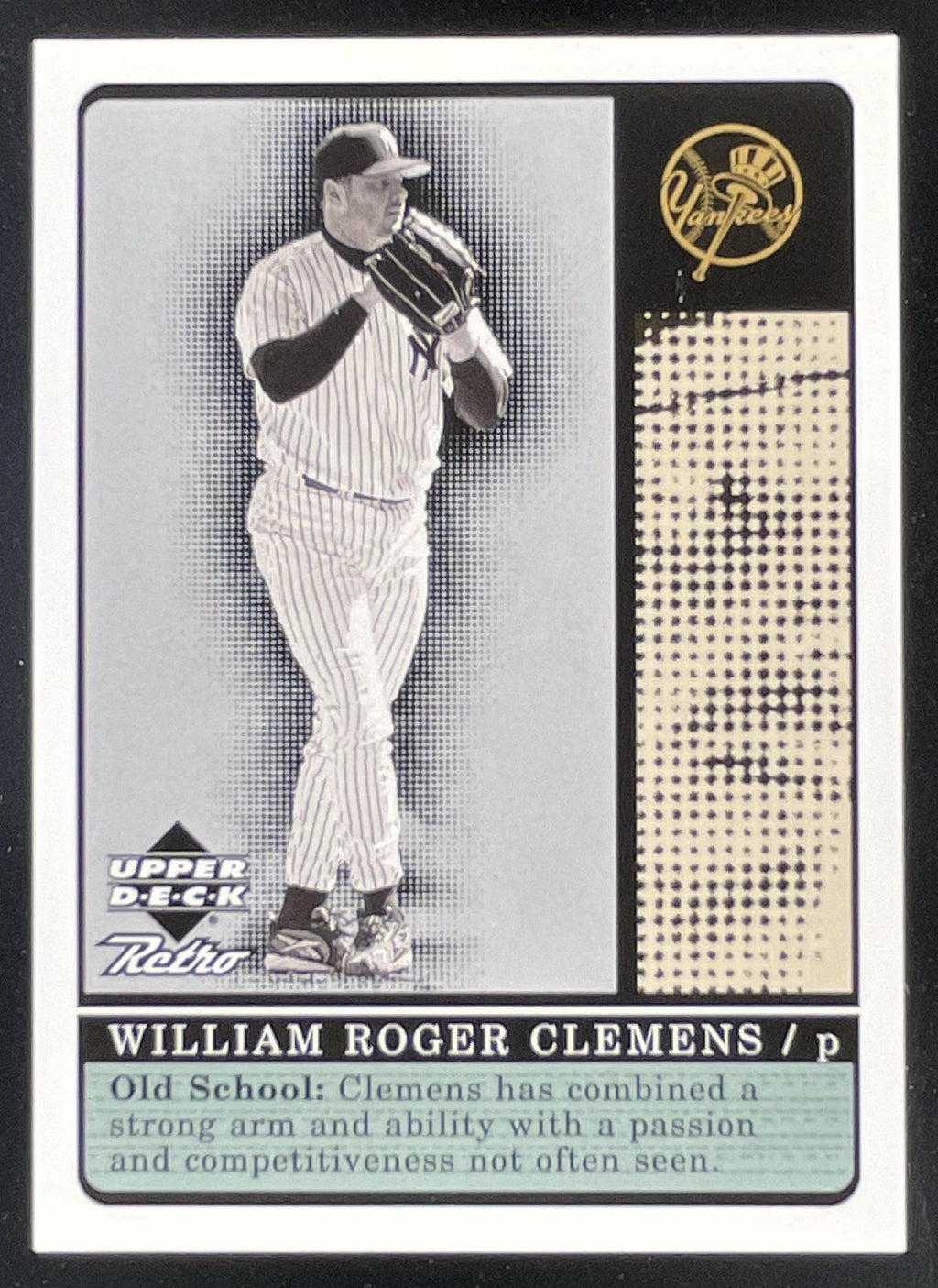 1999 Upper Deck Retro Old School/New School Level 2 #S13 Roger Clemens /50 product image 1, provided for visual reference