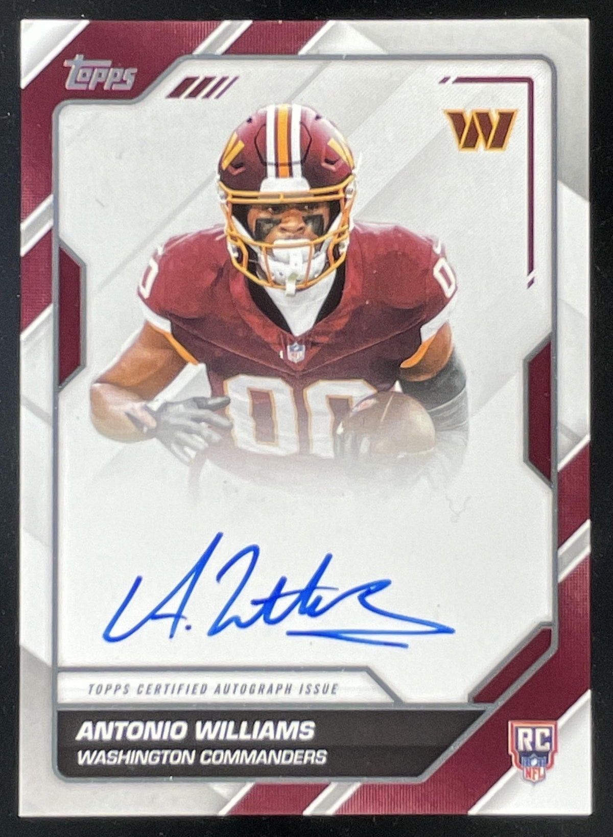2026 Topps First Signatures #FFS-AW Antonio Williams RC Auto product image 1, provided for visual reference and product