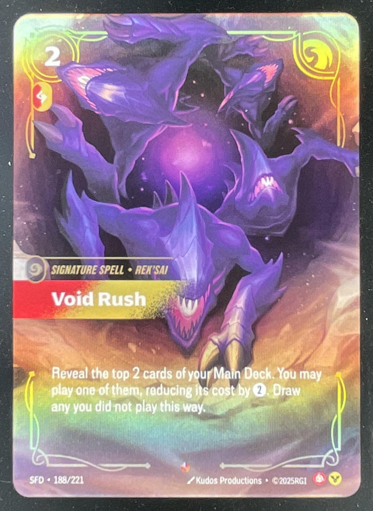 Riftbound League of Legends Void Rush - Spiritforged SFD product image 1, provided for visual reference and product detail