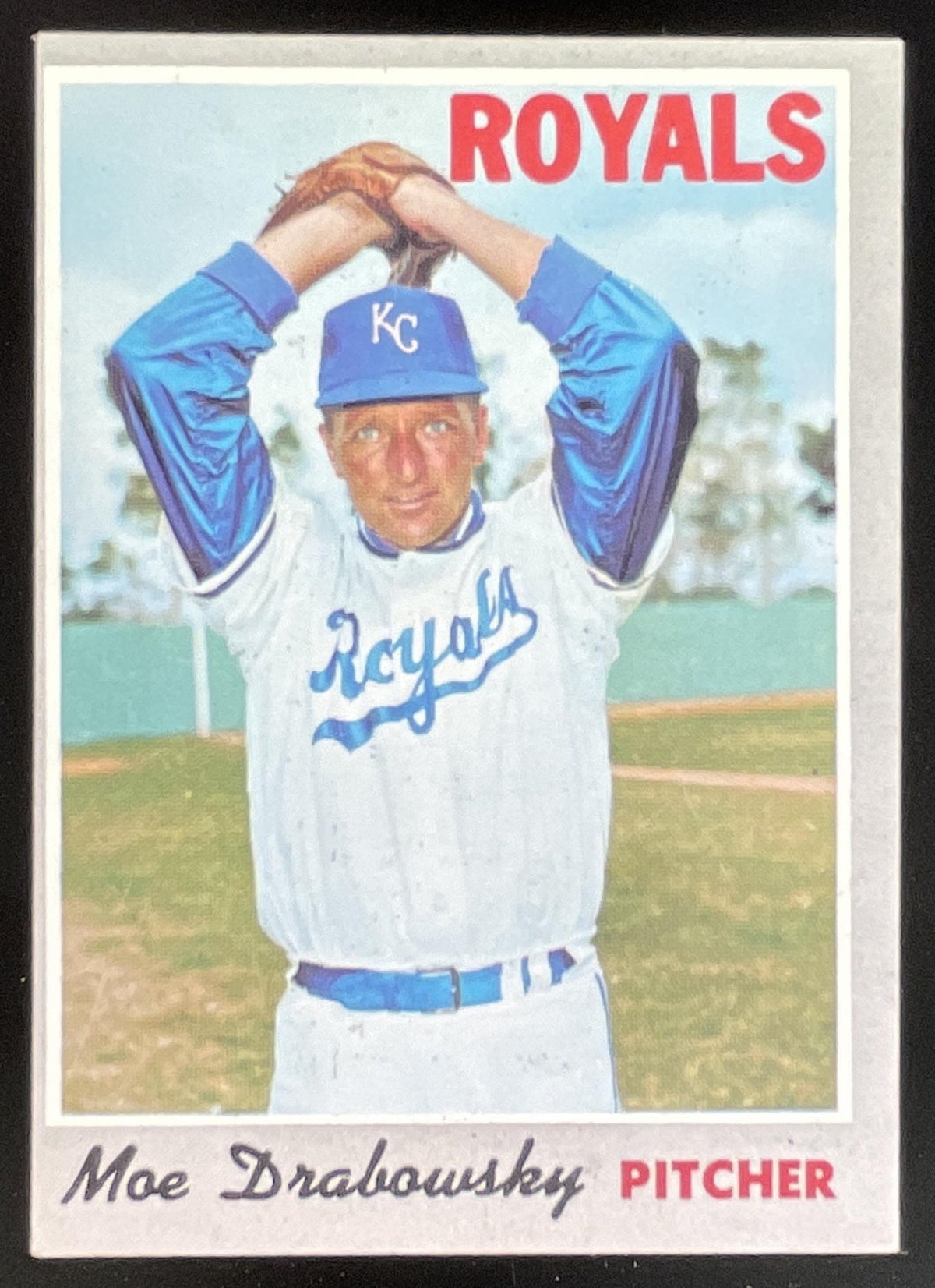 1970 Topps #653 Moe Drabowsky product image 1, provided for visual reference and product detail review