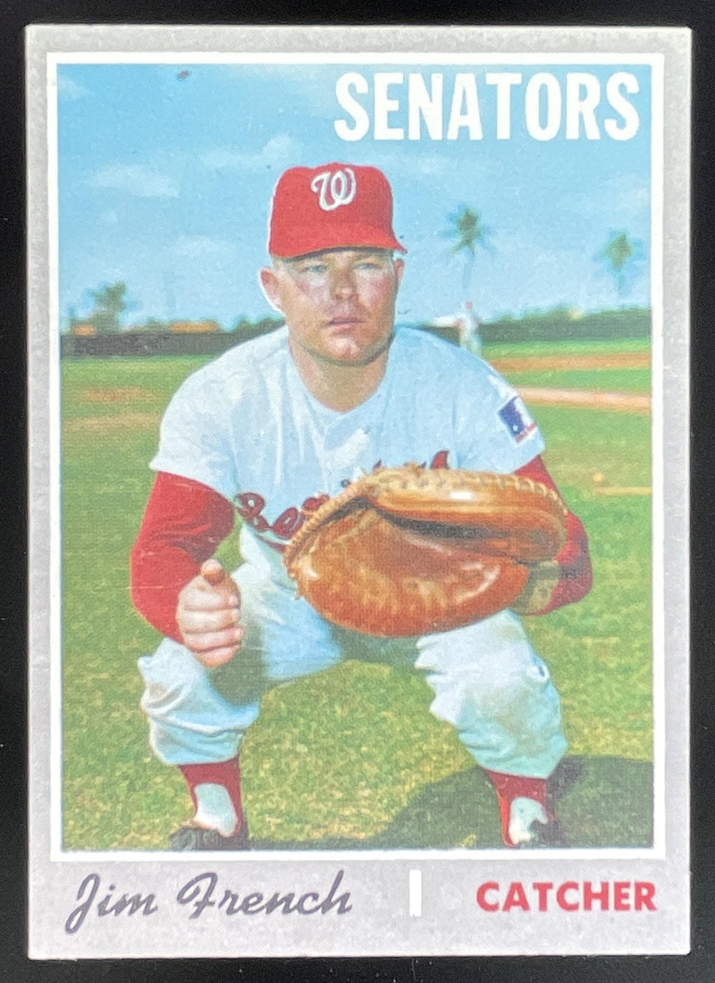 1970 Topps #617 Jim French product image 1, provided for visual reference and product detail review