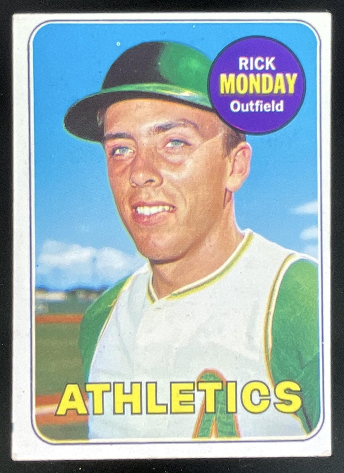 1969 Topps #105 Rick Monday product image 1, provided for visual reference and product detail review