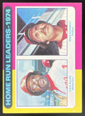 1975 Topps #307 1974 Home Run Leaders Dick Allen Mike Schmidt League Leaders product image 1, provided for visual reference