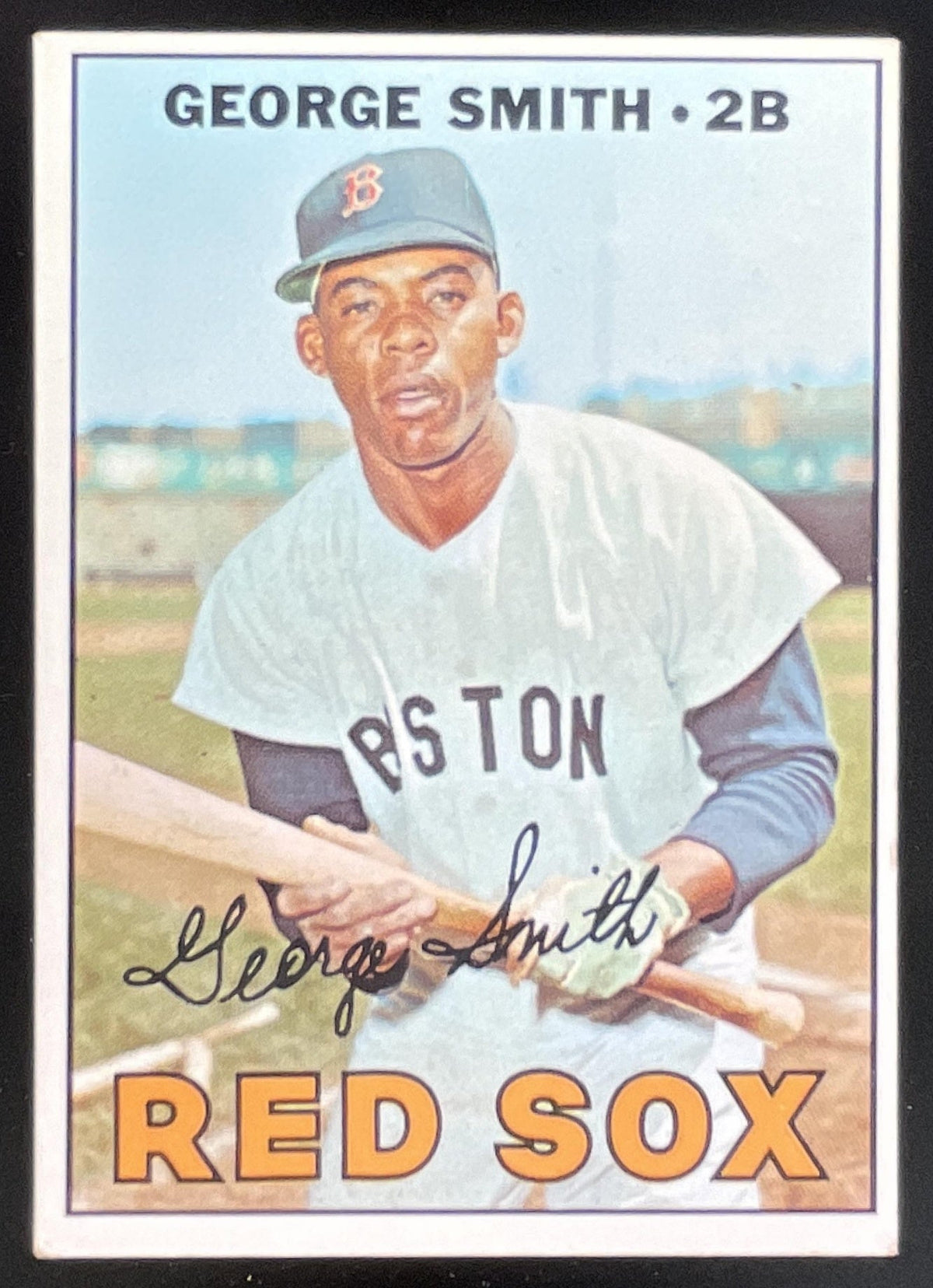 1967 Topps #444 George Smith product image 1, provided for visual reference and product detail review