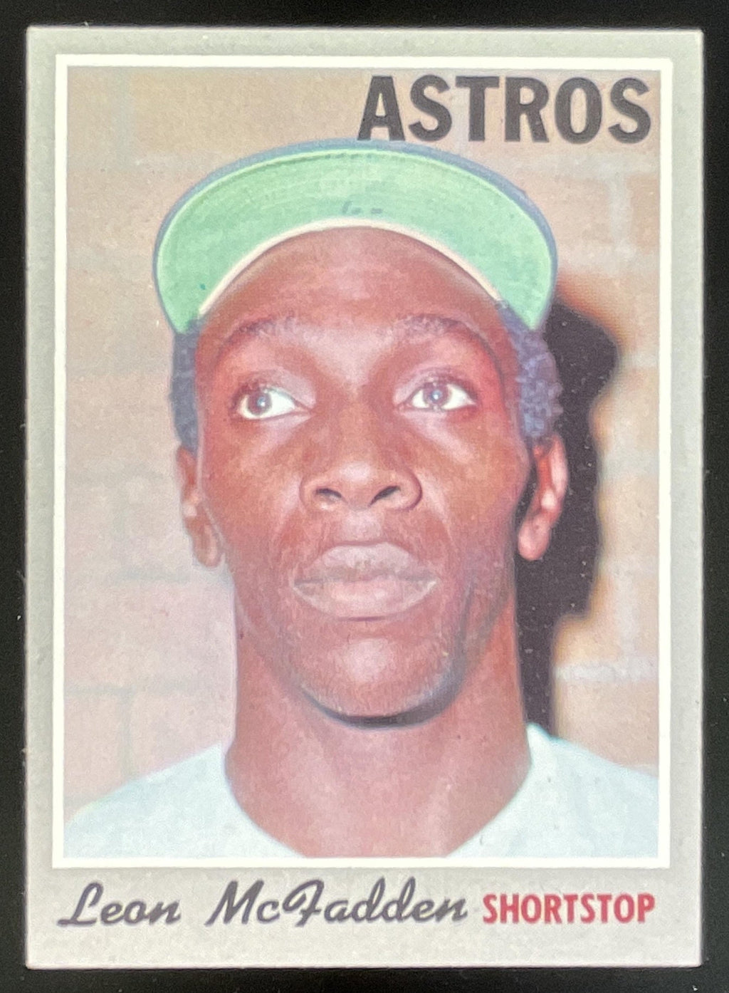1970 Topps #672 Leon McFadden product image 1, provided for visual reference and product detail review