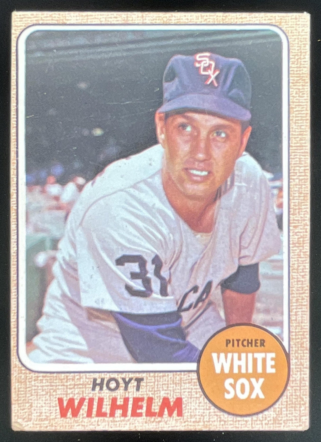 1968 Topps #350 Hoyt Wilhelm product image 1, provided for visual reference and product detail review