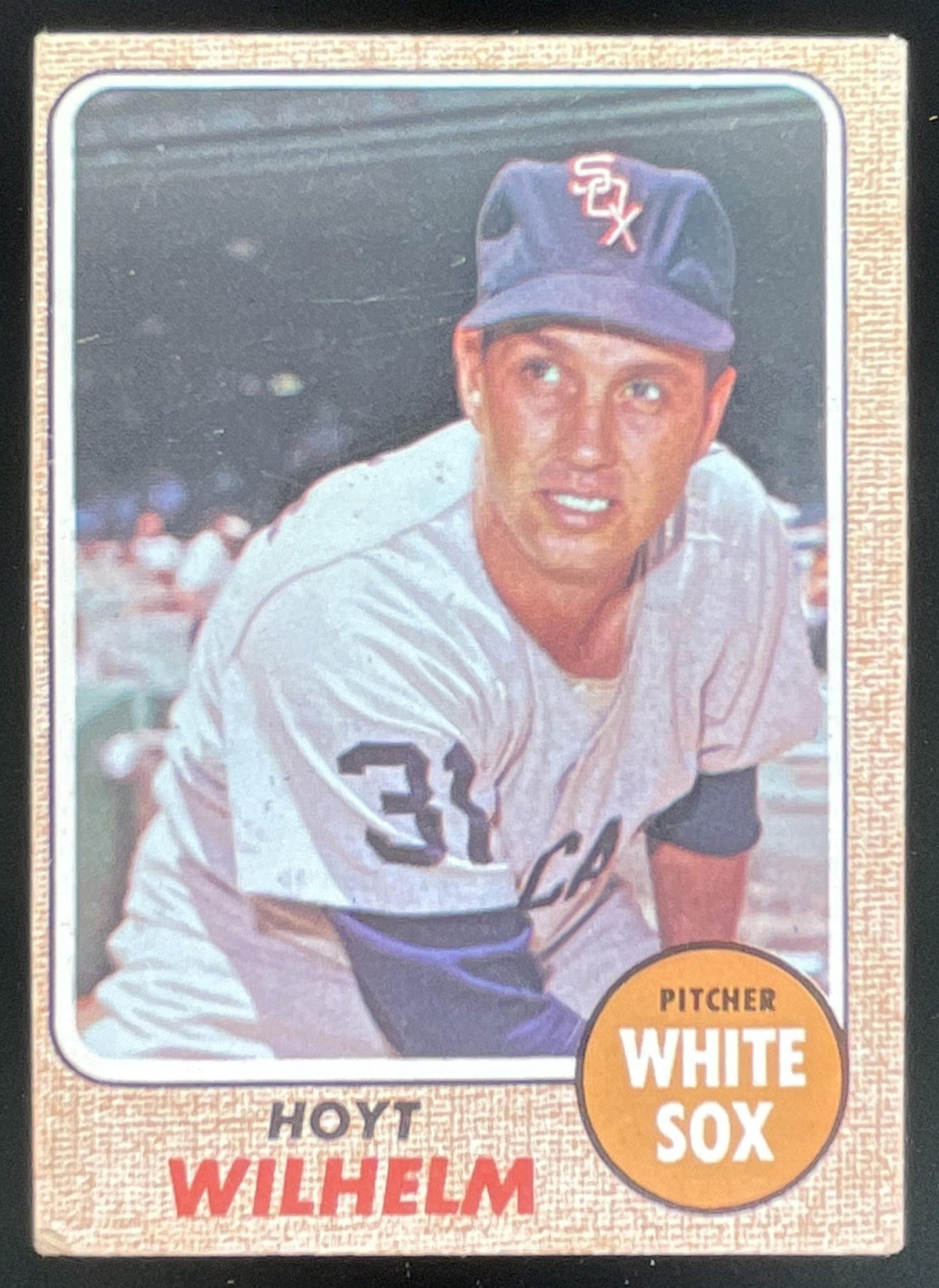1968 Topps #350 Hoyt Wilhelm product image 1, provided for visual reference and product detail review