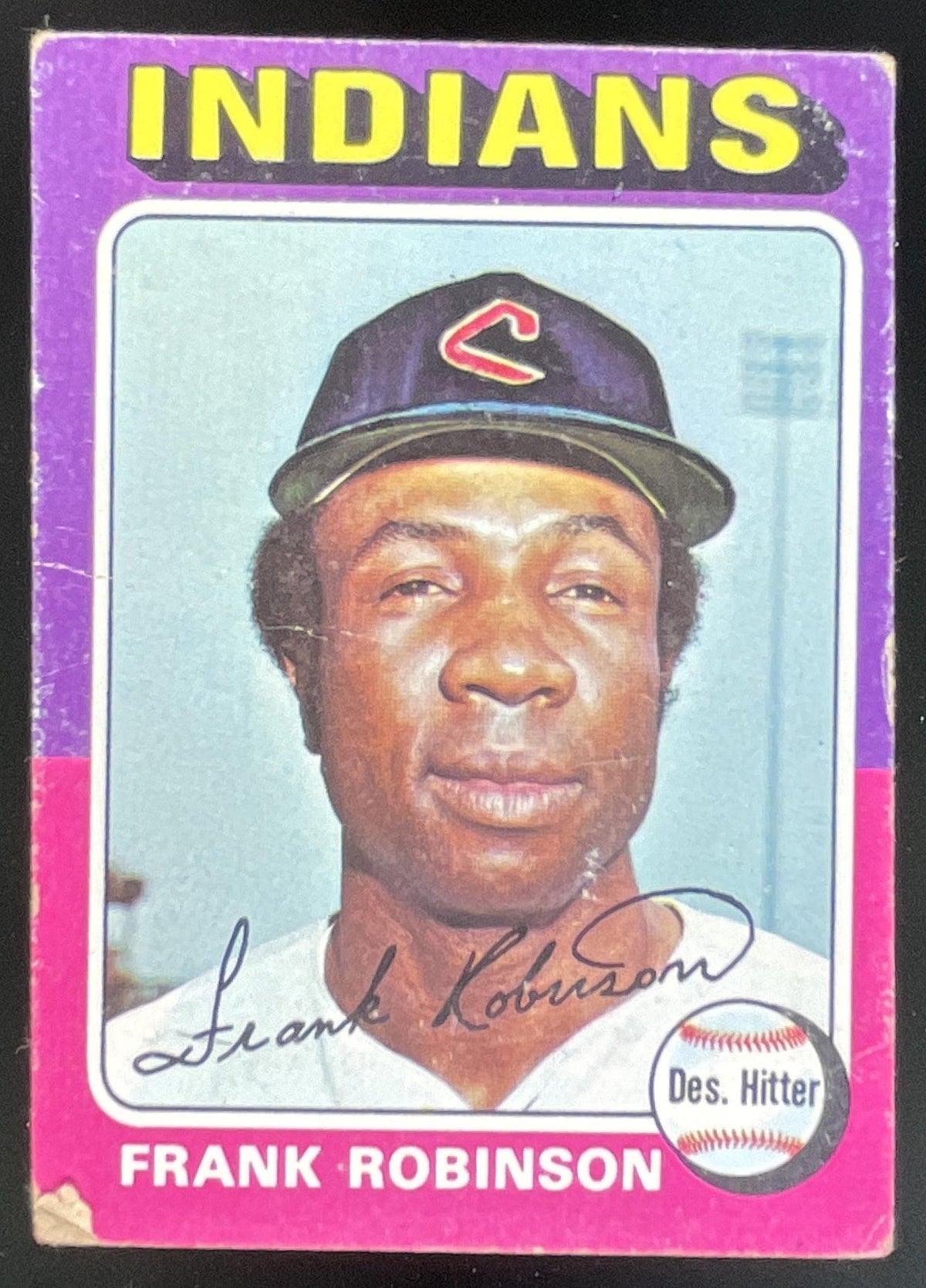 1975 Topps #580 Frank Robinson product image 1, provided for visual reference and product detail review