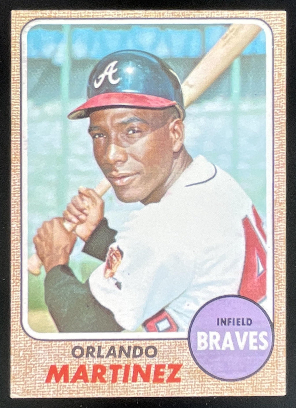 1968 Topps #578 Orlando Martinez product image 1, provided for visual reference and product detail review