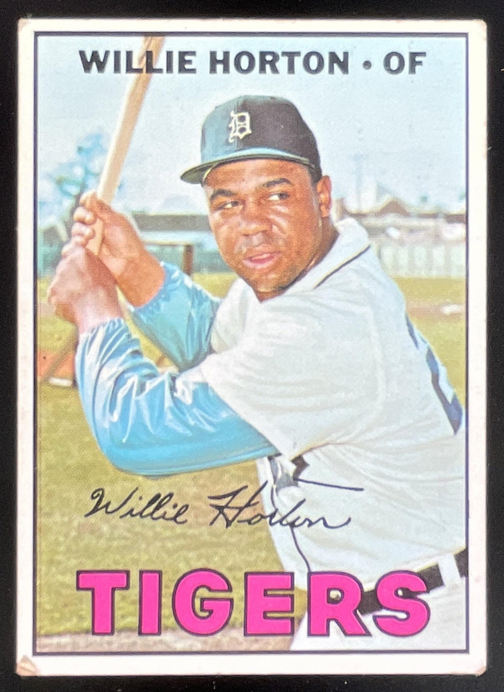 1967 Topps #465 Willie Horton product image 1, provided for visual reference and product detail review