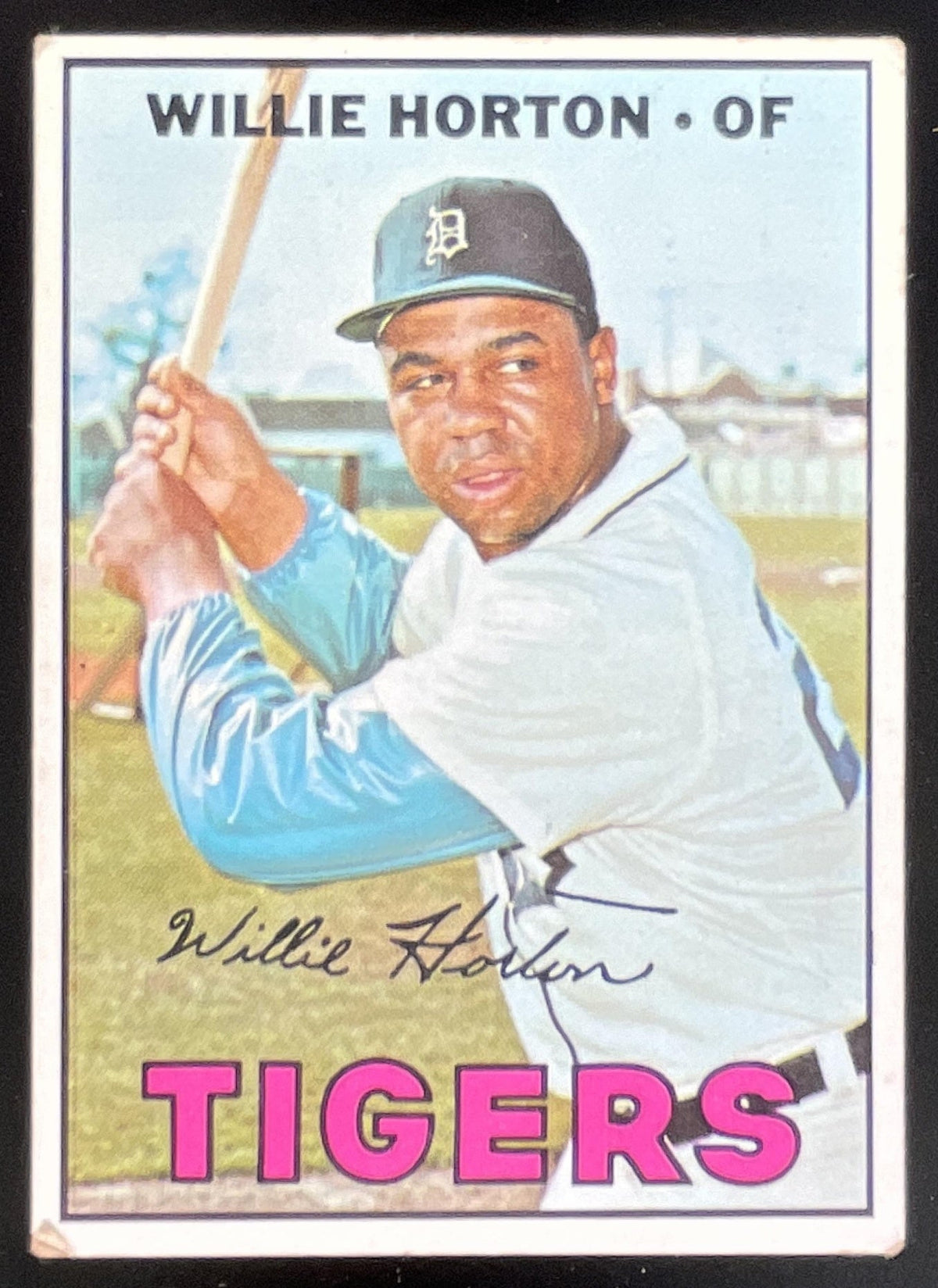 1967 Topps #465 Willie Horton product image 1, provided for visual reference and product detail review