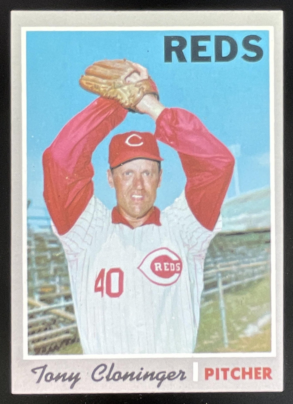 1970 Topps #705 Tony Cloninger product image 1, provided for visual reference and product detail review