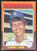 1975 Topps #47 Tommy John product image 1, provided for visual reference and product detail review
