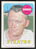 1969 Topps #175 Jim Bunning product image 1, provided for visual reference and product detail review