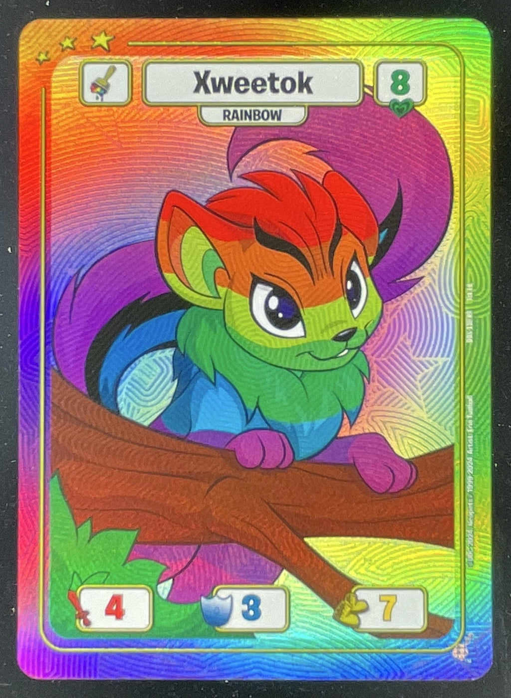 2024 Upper Deck Neopets #138 Xweetok product image 1, provided for visual reference and product detail review