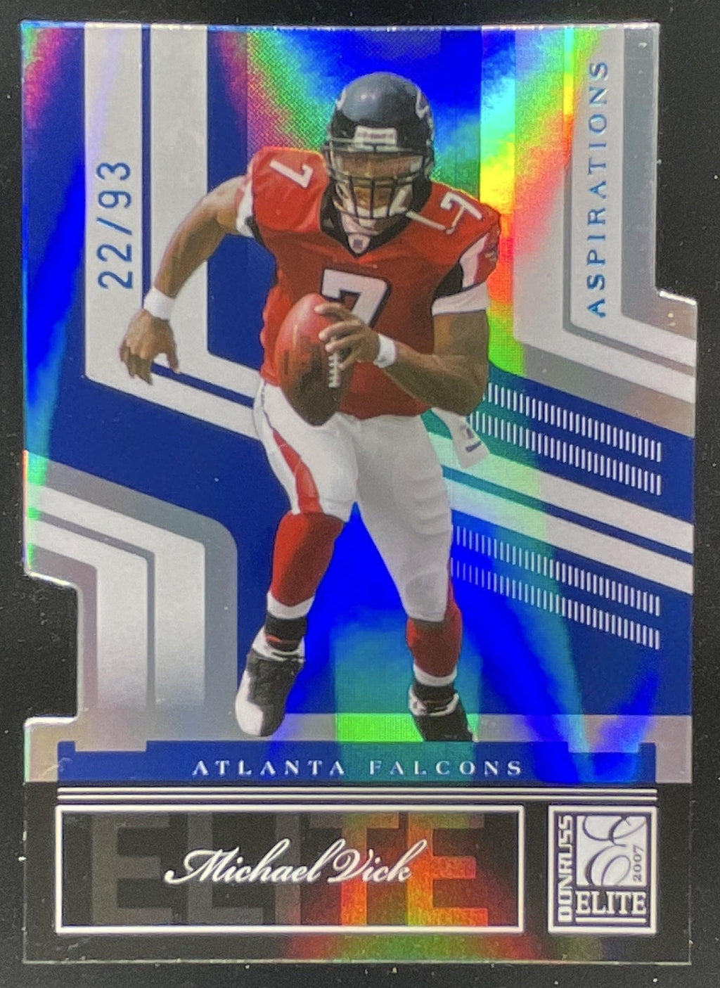 2007 Donruss Elite Aspirations #5 Michael Vick /93 product image 1, provided for visual reference and product detail review