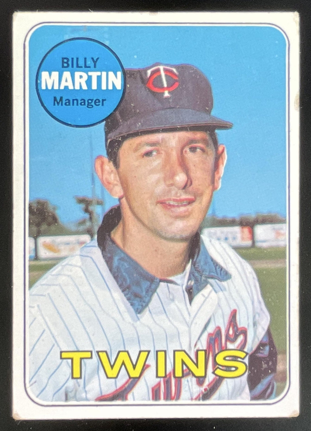 1969 Topps #547 Billy Martin product image 1, provided for visual reference and product detail review