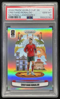 2026 Panini Prizm World Cup National Landmarks #7 Cristiano Ronaldo SSP PSA 10 product image 1, provided for visual