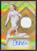 2025-26 Topps Chrome Premium Relics Gold #CPA-CW Caroline Weir Auto /50 product image 1, provided for visual reference and