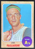 1968 Topps #586 Jim Pagliaroni product image 1, provided for visual reference and product detail review