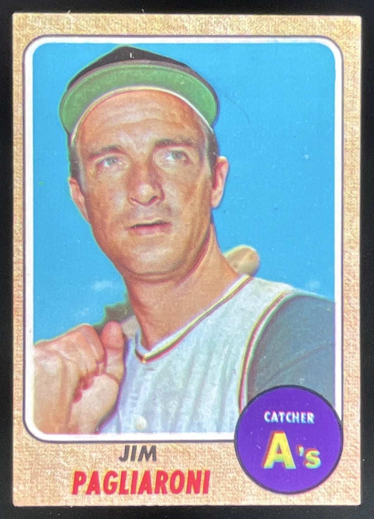 1968 Topps #586 Jim Pagliaroni product image 1, provided for visual reference and product detail review