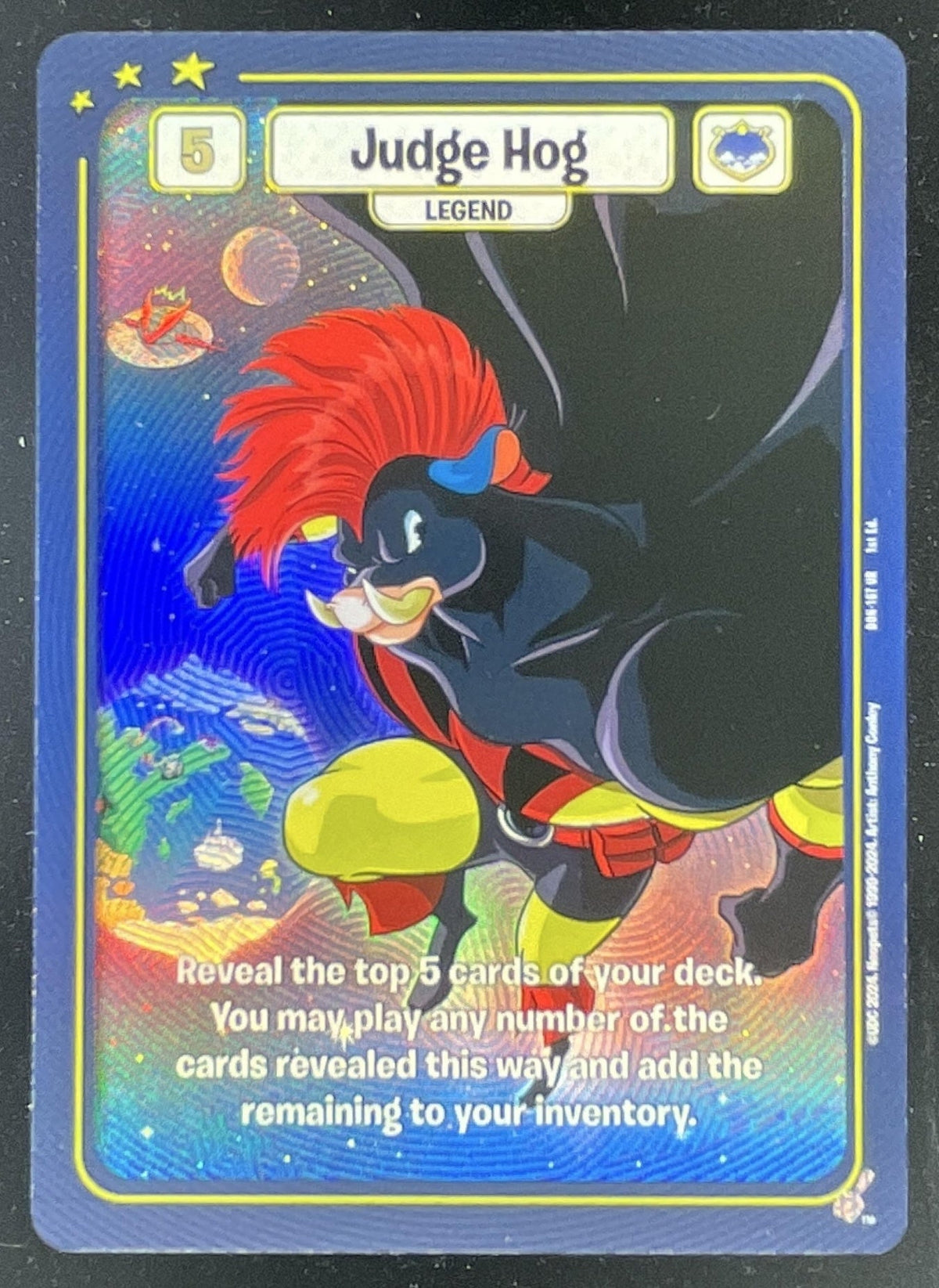 2024 Upper Deck Neopets #Don-167 Judge Hog Foil product image 1, provided for visual reference and product detail review
