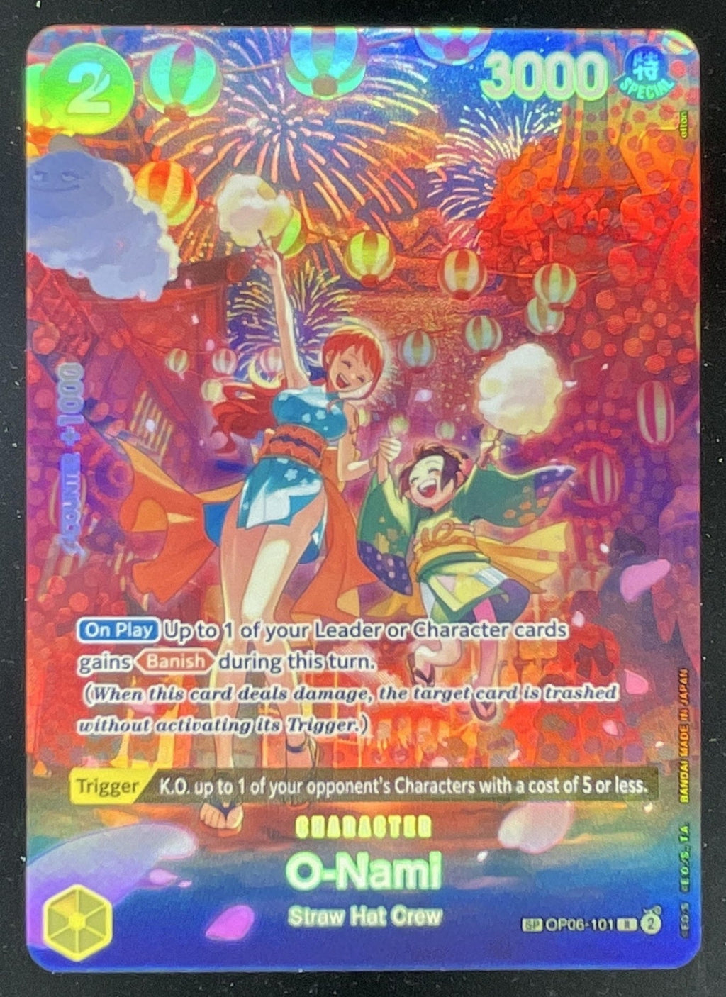 One Piece O-Nami SP - 500 Years in the Future OP07 product image 1, provided for visual reference and product detail review