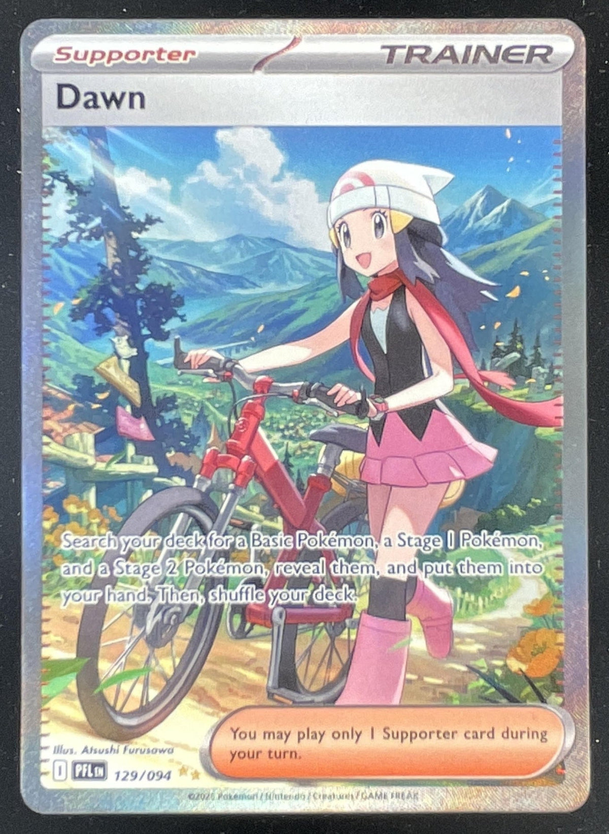 2025 Pokemon Phantasmal Flames #129/094 Dawn Special Illustration Rare product image 1, provided for visual reference and