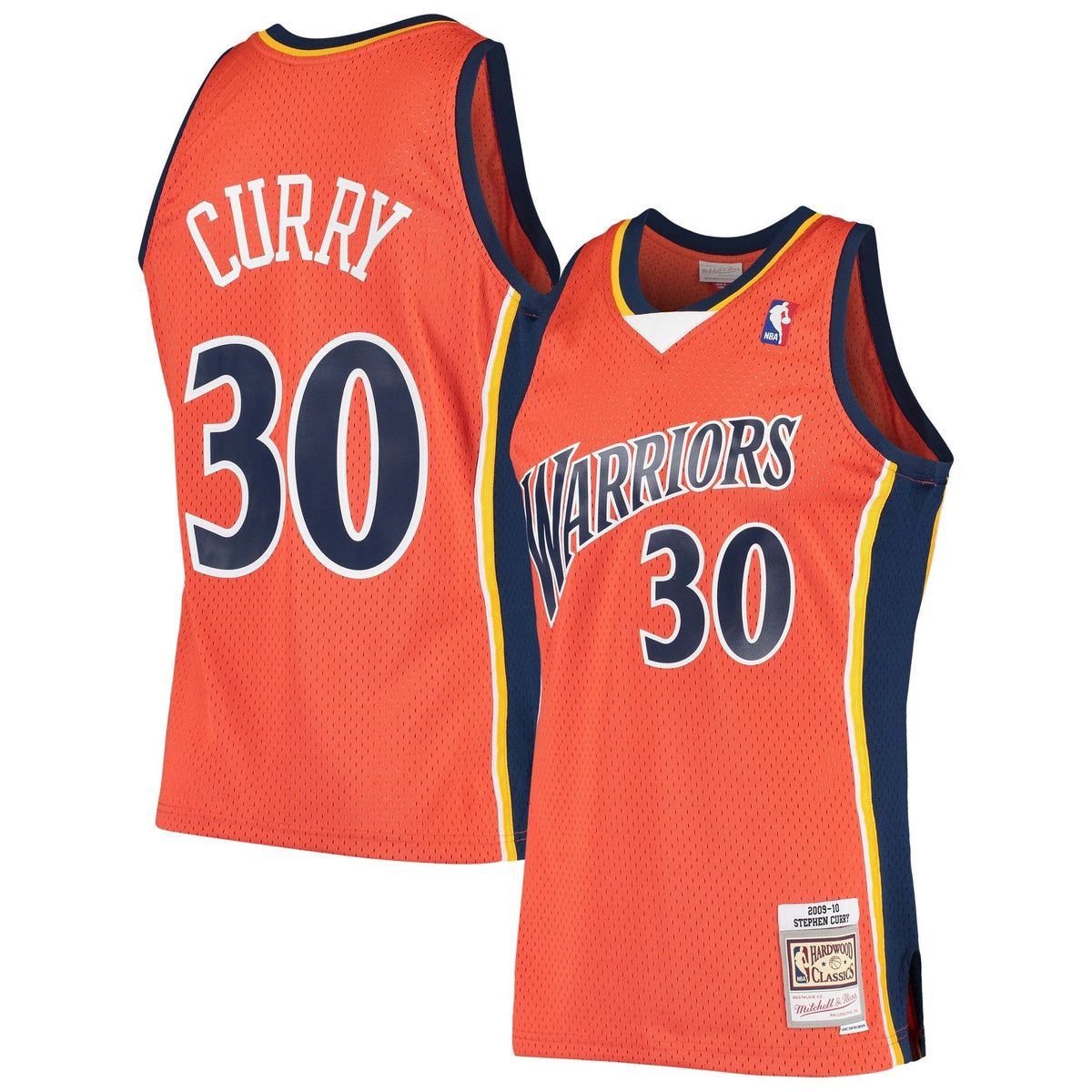 Men's Mitchell & Ness Stephen Curry Orange Golden State product image 1