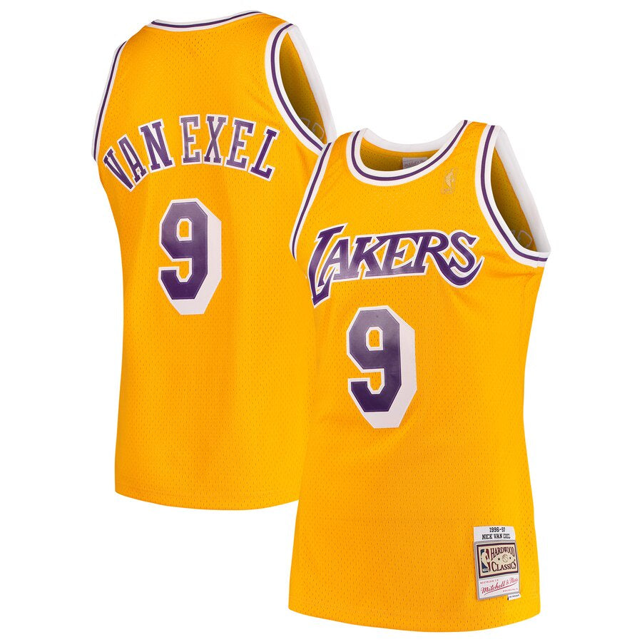 Men's Mitchell & Ness Nick Van Exel Los Angeles Lakers Gold product image 1