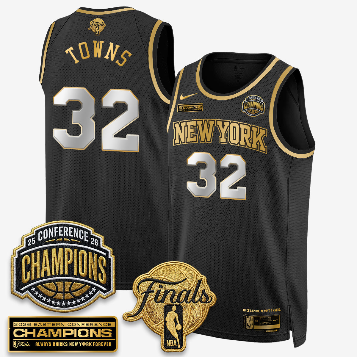 NYK 2026 NBA Eastern Conference Champions White Gold product image 20