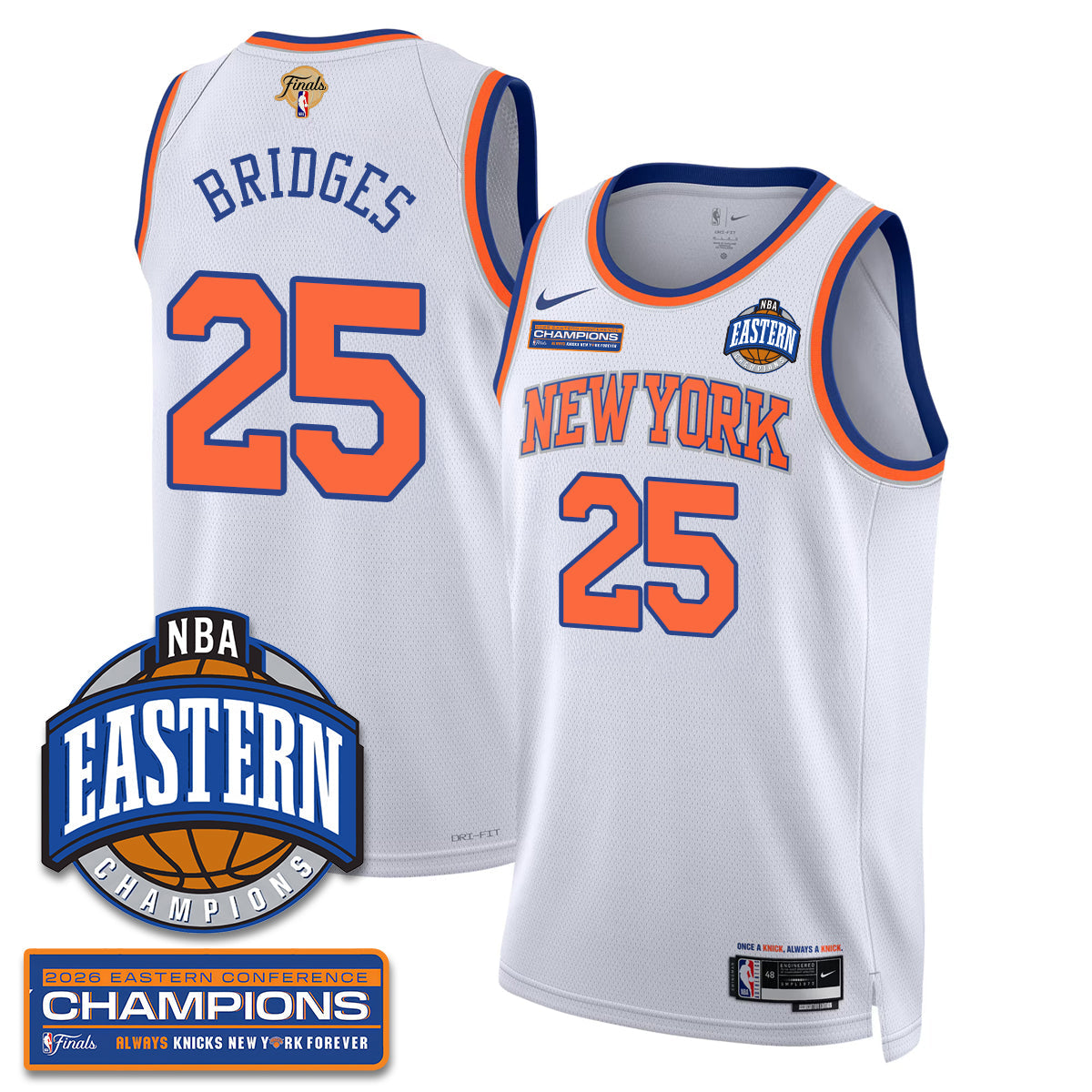NYK 2026 NBA Eastern Conference Champions Vapor Jersey product image 7