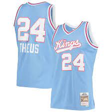 Sacramento Kings Reggie Theus Light Blue 1985-86 Hardwood product image 1