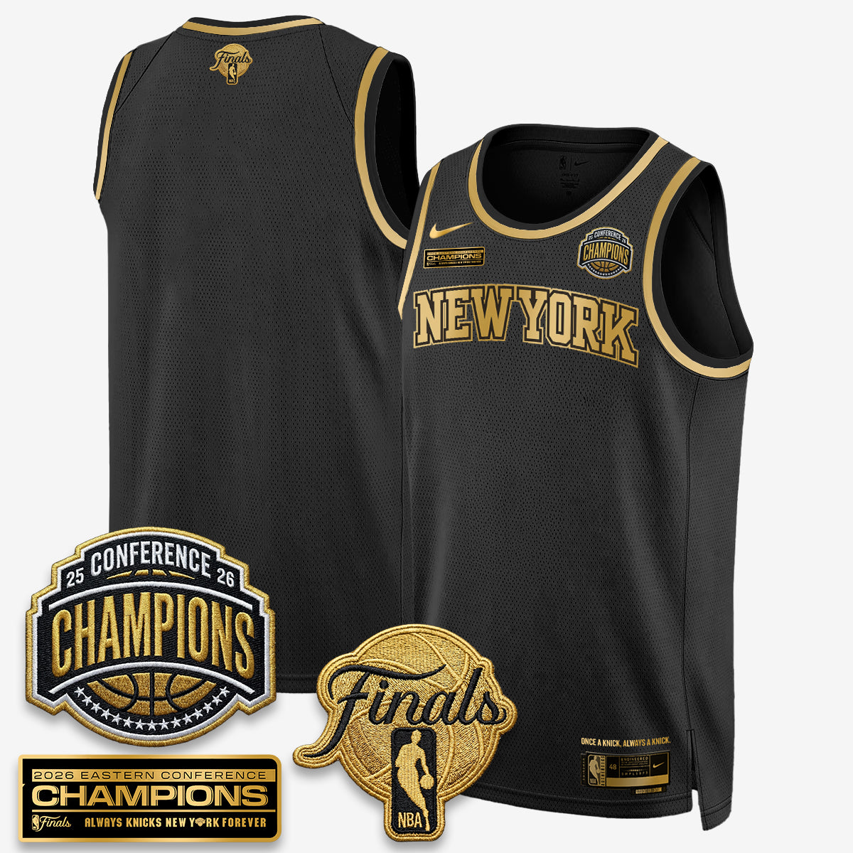 NYK 2026 NBA Eastern Conference Champions Black Gold product image 17