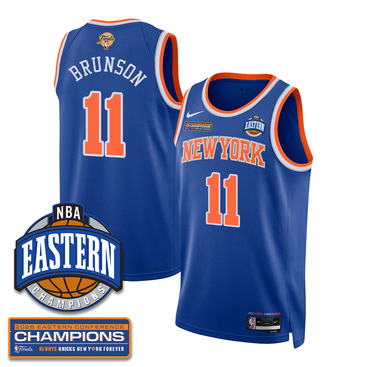 NYK 2026 NBA Eastern Conference Champions Vapor Jersey product image 2