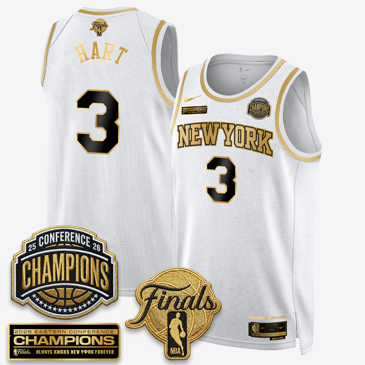 NYK 2026 NBA Eastern Conference Champions White Gold product image 10