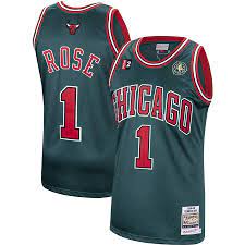 Chicago Bulls Derrick Rose 2008-09 Mitchell & Ness Green product image 1