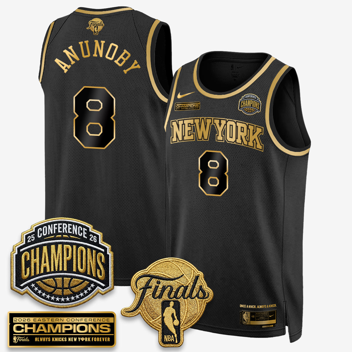 NYK 2026 NBA Eastern Conference Champions Black Gold product image 5