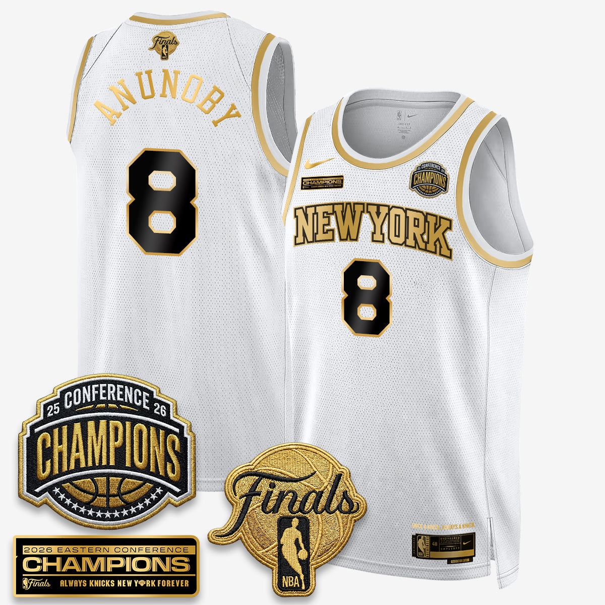 NYK 2026 NBA Eastern Conference Champions White Gold product image 6