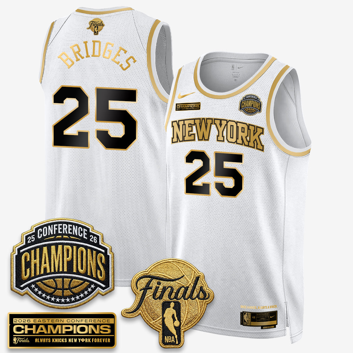 NYK 2026 NBA Eastern Conference Champions White Gold product image 8