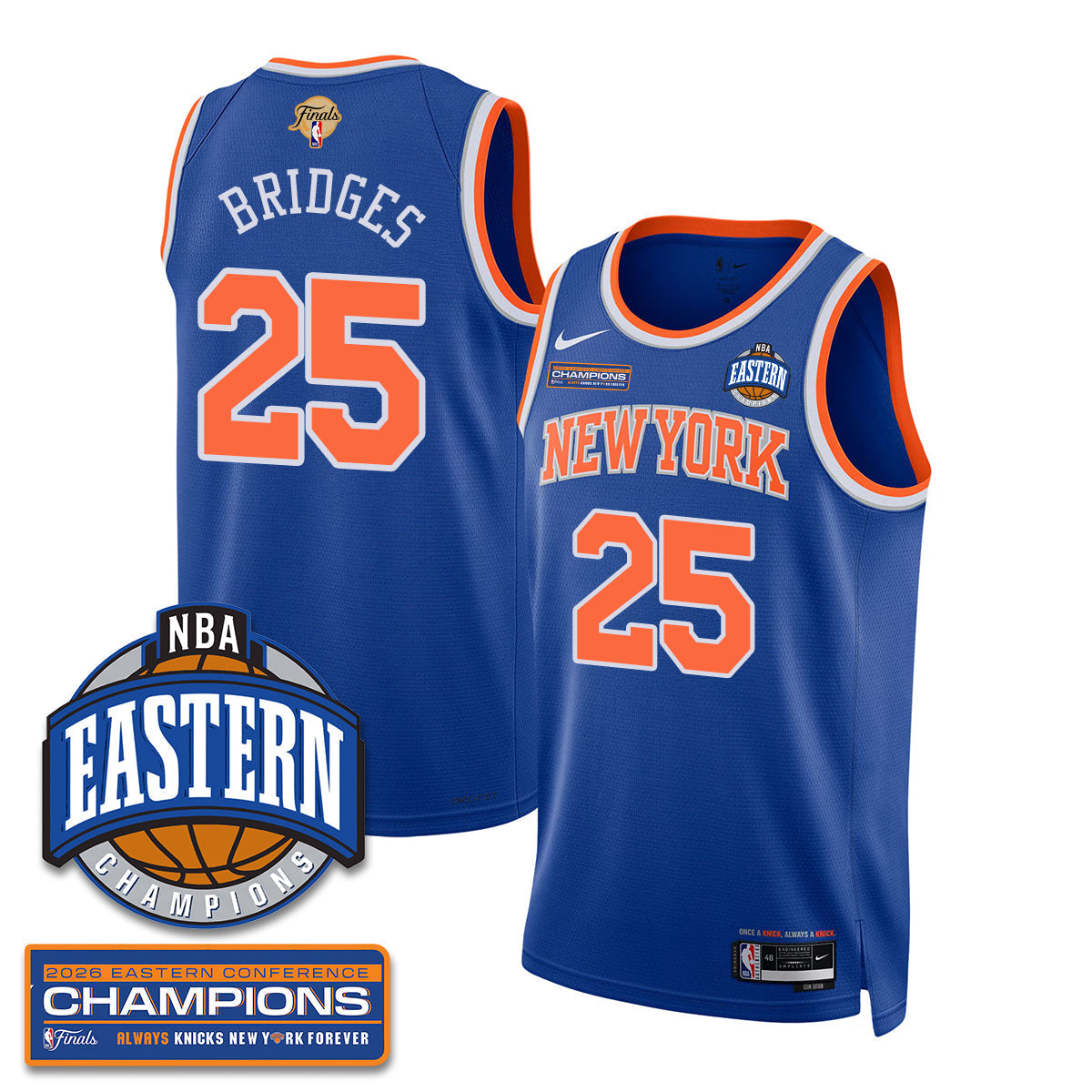 NYK 2026 NBA Eastern Conference Champions Vapor Jersey product image 8