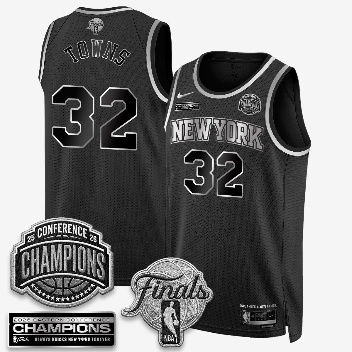 NYK 2026 NBA Eastern Conference Champions Black Gold product image 29