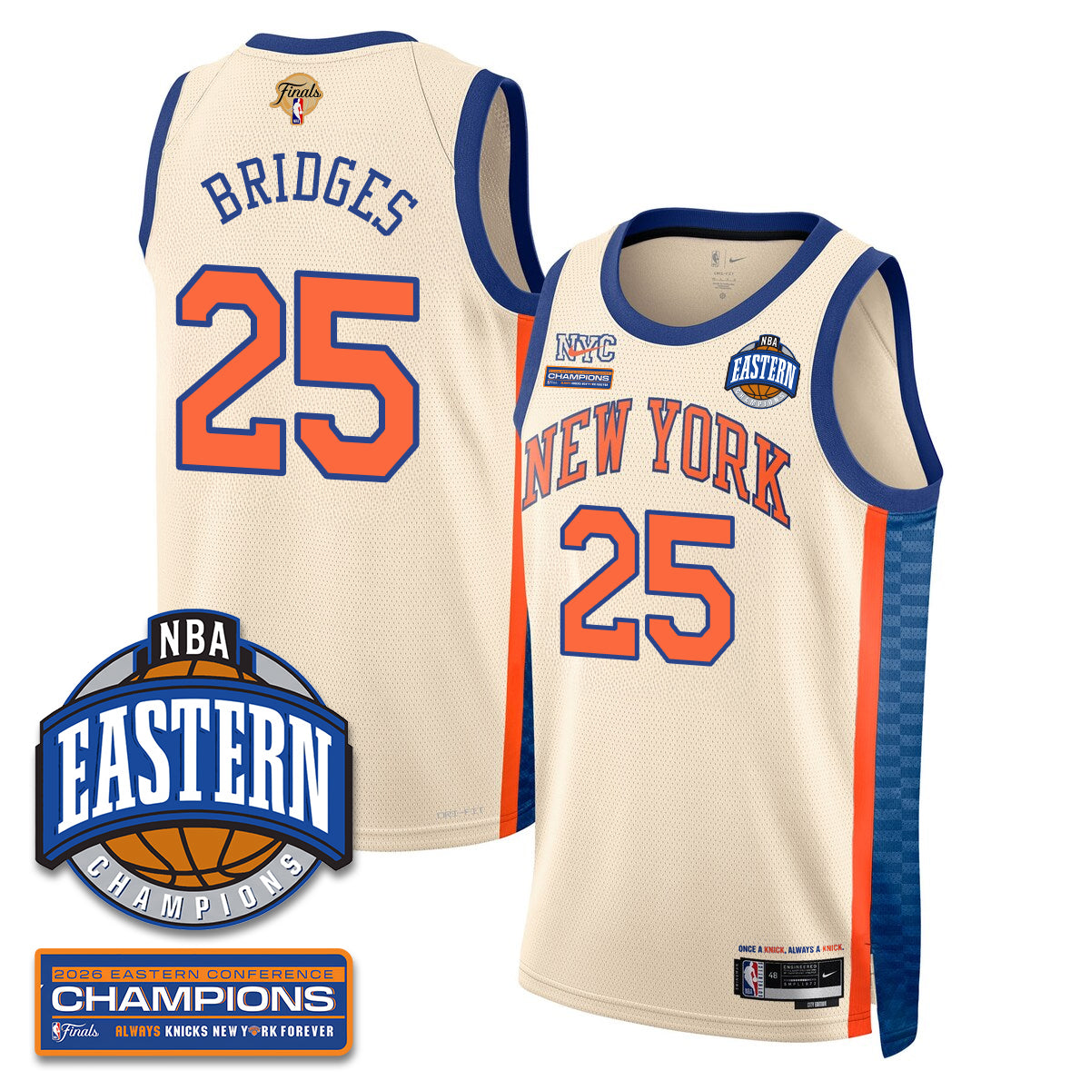 NYK 2026 NBA Eastern Conference Champions Vapor Jersey product image 22