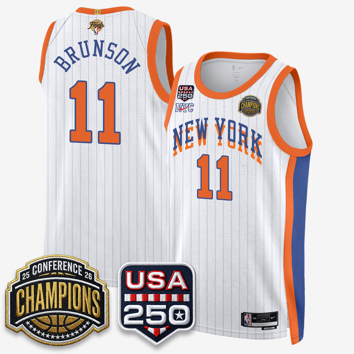 NYK 2026 NBA Eastern Conference Champions City Cream product image 3