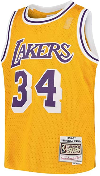 Los Angeles Lakers Shaquille O`Neal Mitchell & Ness Gold product image 2
