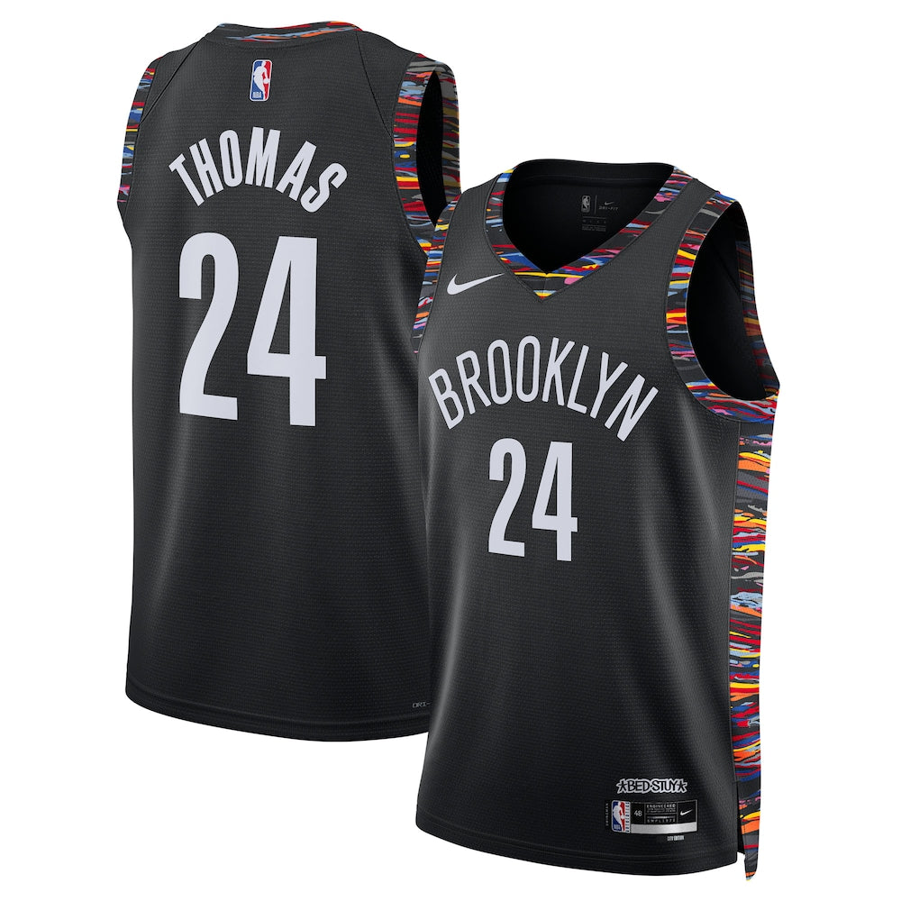 Brooklyn Nets 202526 City Edition Swingman Jersey Black Cam product image 1