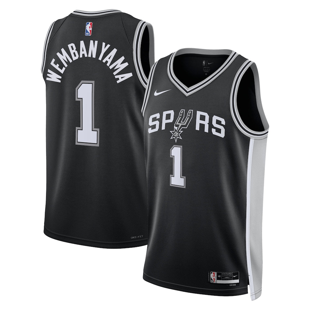 San Antonio Spurs Icon Edition Swingman Jersey Black Victor product image 1