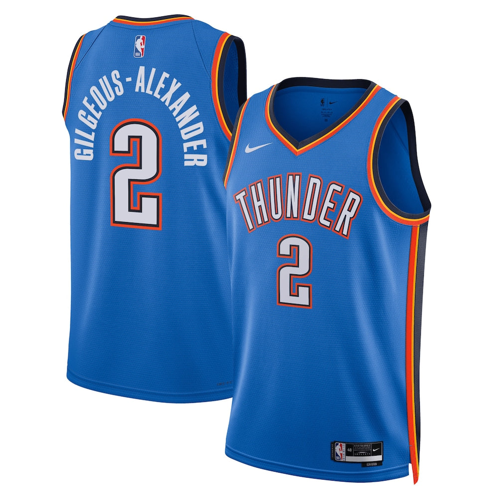 Oklahoma City Thunder Icon Edition Swingman Jersey Blue product image 1
