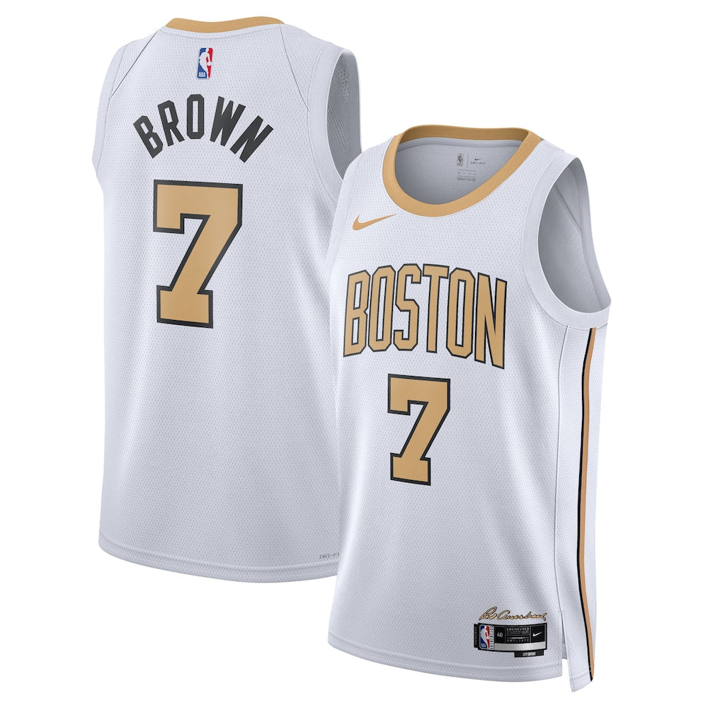 Boston Celtics 202526 City Edition Swingman Jersey White product image 1