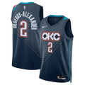 Oklahoma City Thunder 202526 Edition Swingman Jersey Gray product image 1
